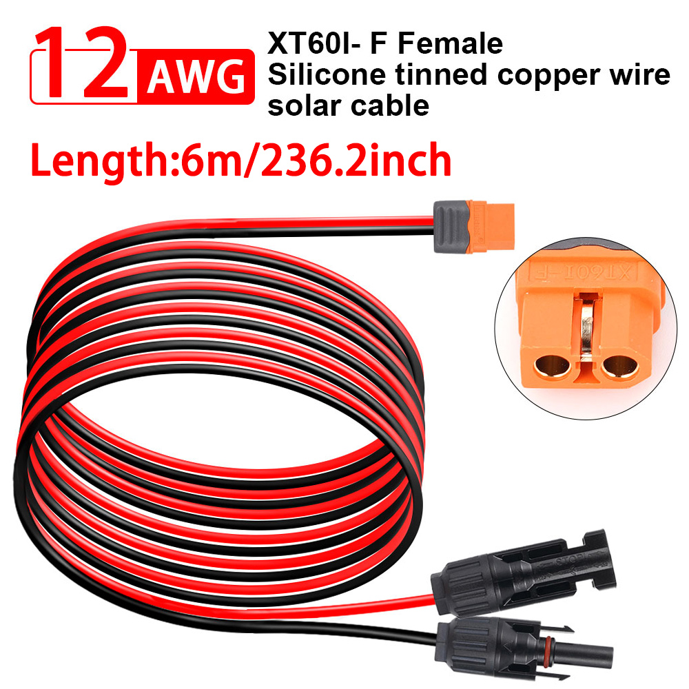 Ipex Connector - สายต่อขยาย 1/2/3/6 เมตร XT60 12AWG หัวต่อ