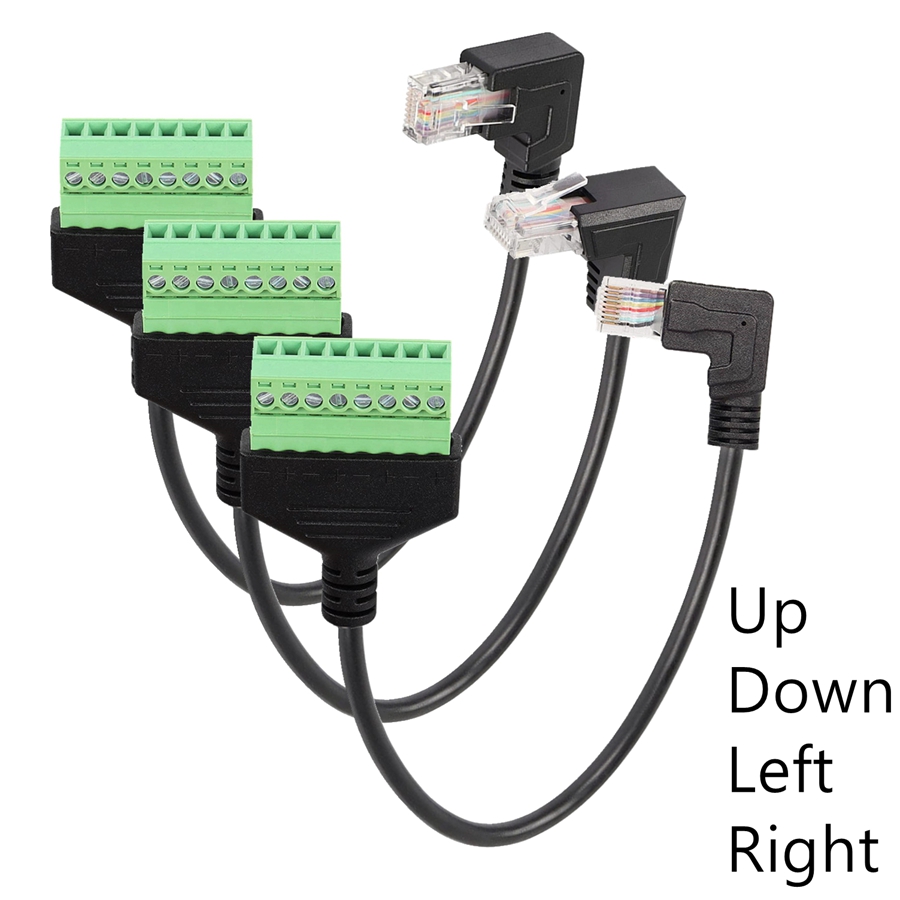 Screw Terminal Block - Rj45 สกรู Terminal Block 8p Ethernet