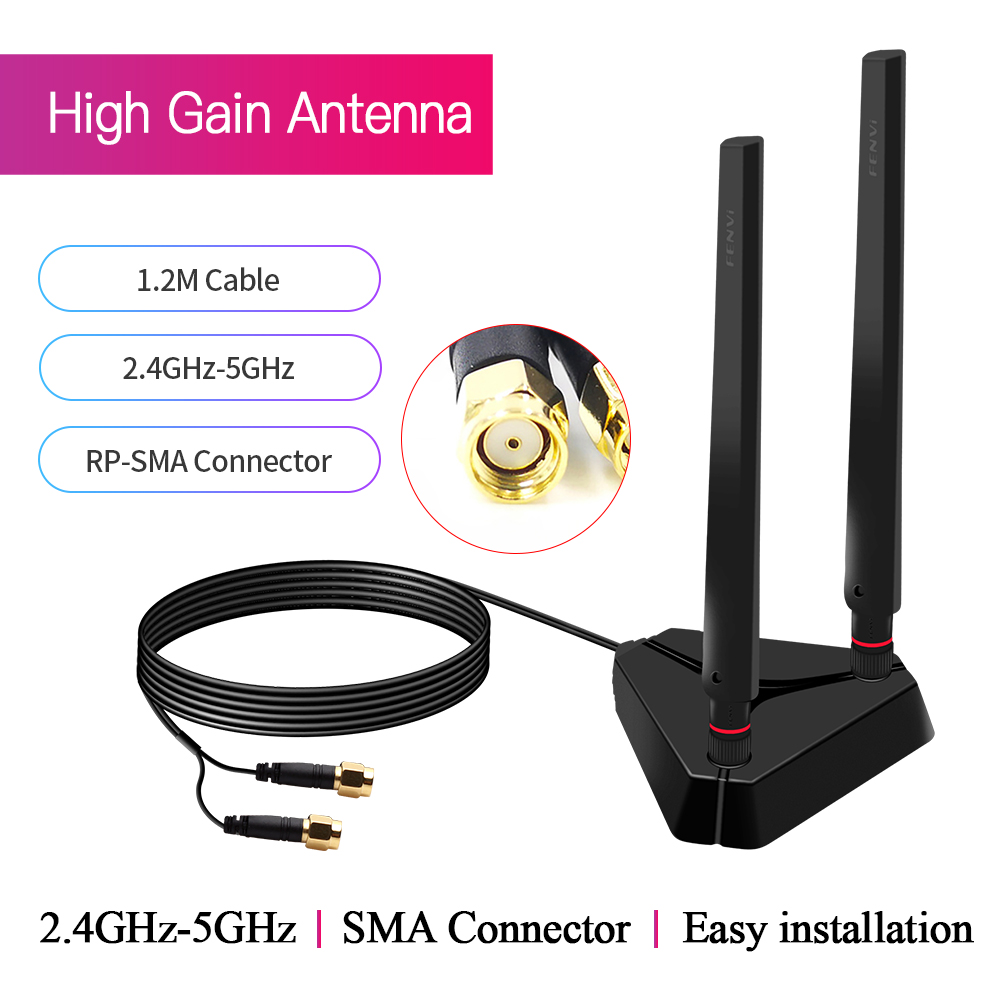 Ipex Connector - เสาอากาศ WiFi RP-SMA ตัวเชื่อมต่อชาย Dual Band