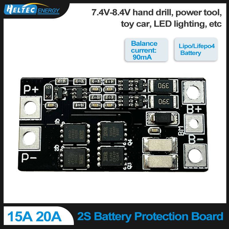 Li Ion Charger Module - 2S 15A 20A 7.4V 18650 แบตเตอรี่ลิเธียมบอร์ดป้องกัน/บอร์ด