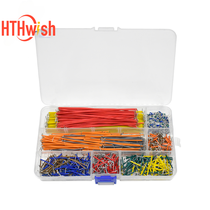 Breadboard 400 Point - 140-840ชิ้นชุดสายจัมเปอร์แผงวงจรสำเร็จรูป14ชิ้นความยาว14ชิ้นสำหรับการสร้างต้นแบบแผงวงจรชุดอิเล็กทรอนิกส์แบบ DIY
