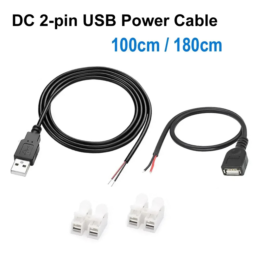 Ipex Connector - DC 2-pin สายไฟ USB USB ชายหญิง