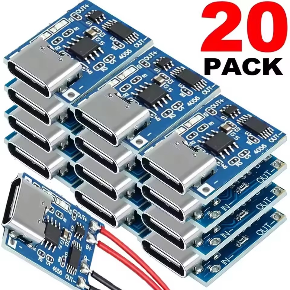 Tp4056 Module - โมดูลชาร์จ USB Type-C รุ่น TP4056 5V