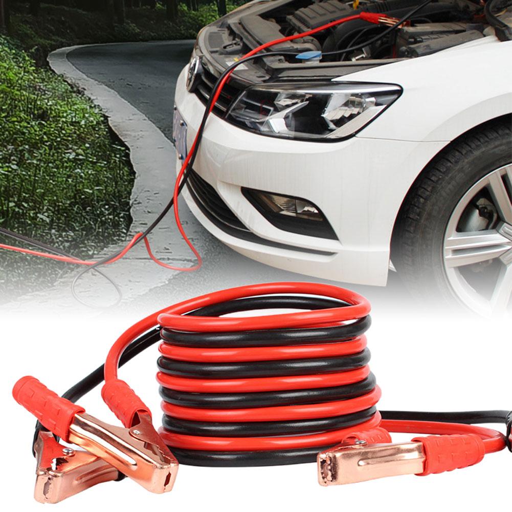 Jumper Wire Kit - สายจั๊มเปอร์แบตเตอรี่รถยนต์ฉุกเฉิน1.8ม., อุปกรณ์เสริมชุดสายจ่ายไฟจั๊มแบตเตอรี่อัตโนมัติสำหรับรถ SUV Van RV Bu