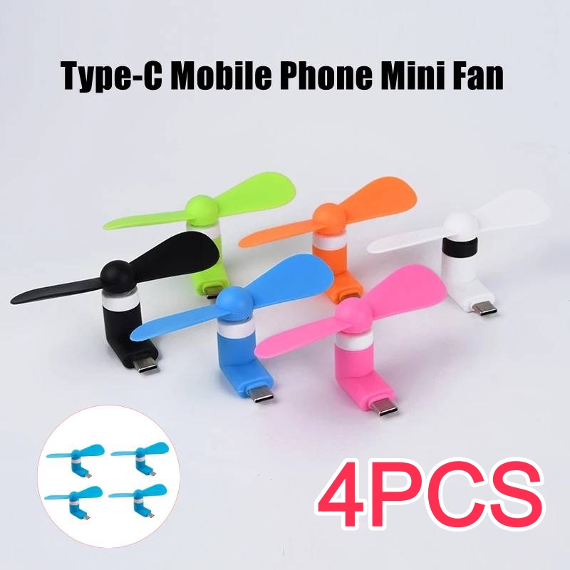 พัดลมพกพาขนาดเล็กแบบ Type-C 4/ - Micro Usb Cable บทวิจารณ์และราคา