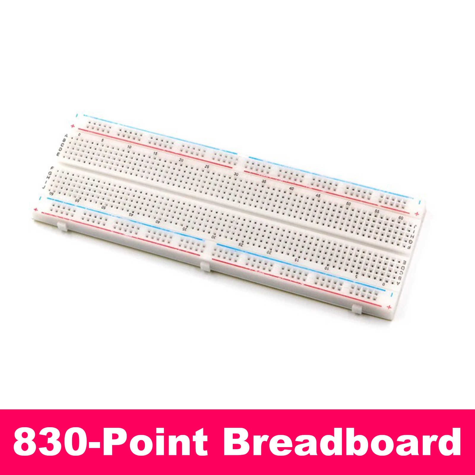 บอร์ดทดลอง MB-102 830 จุด พร้อ - Breadboard 400 Point บทวิจารณ์และราคา