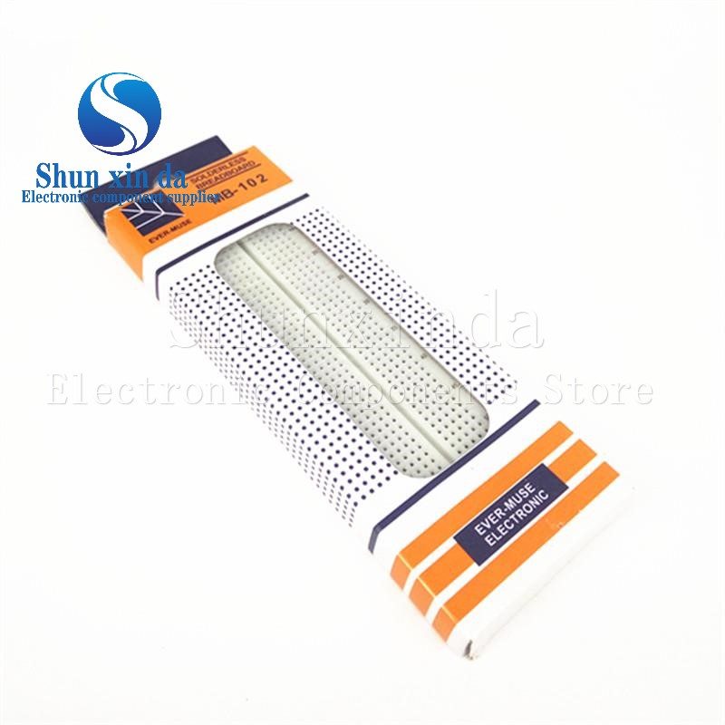 บอร์ดทดลอง MB102 MB-102 ขนาด 1 - Breadboard 400 Point บทวิจารณ์และราคา