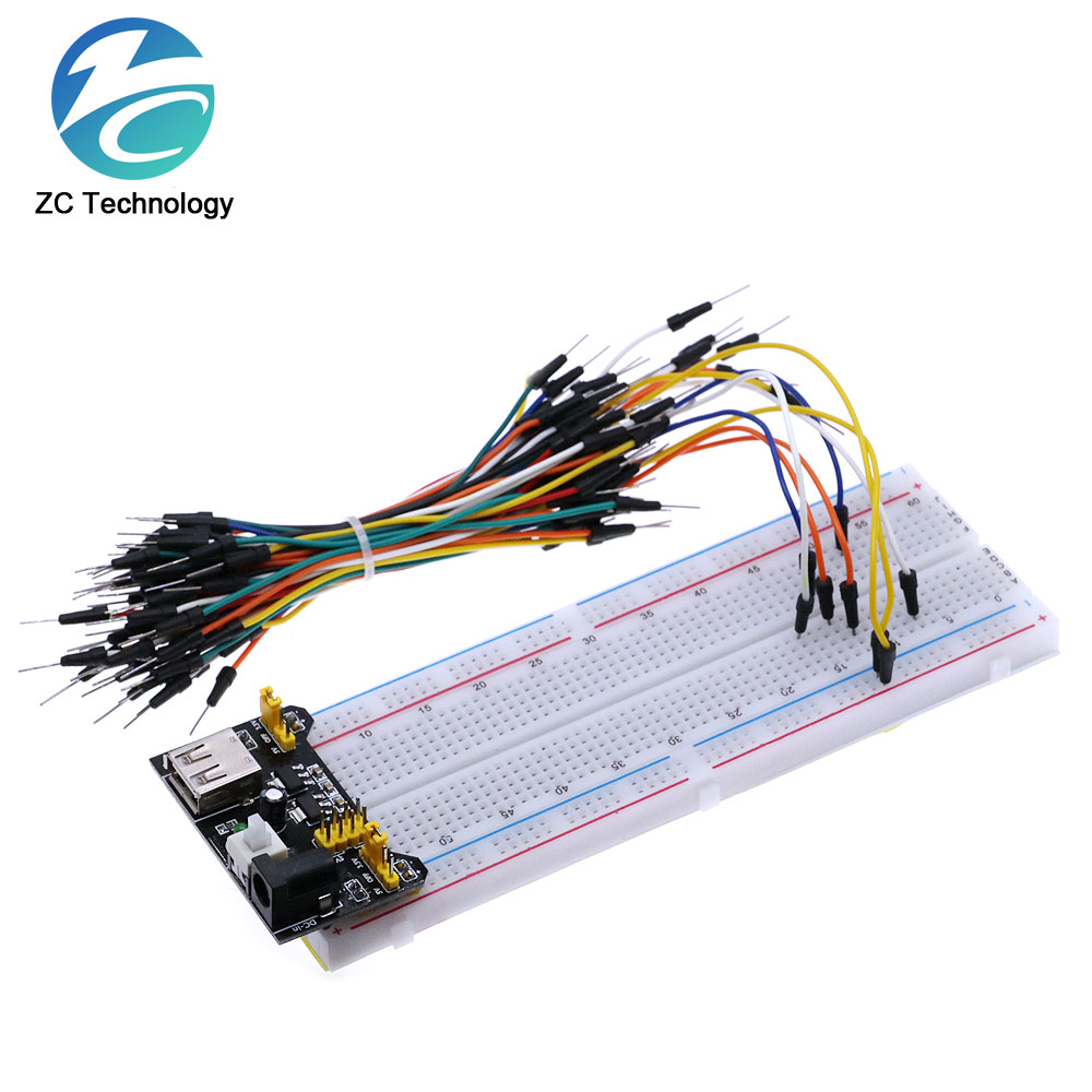 แผงโมดูลแผงวงจรขนมปัง MB102 3. - Breadboard 400 Point บทวิจารณ์และราคา