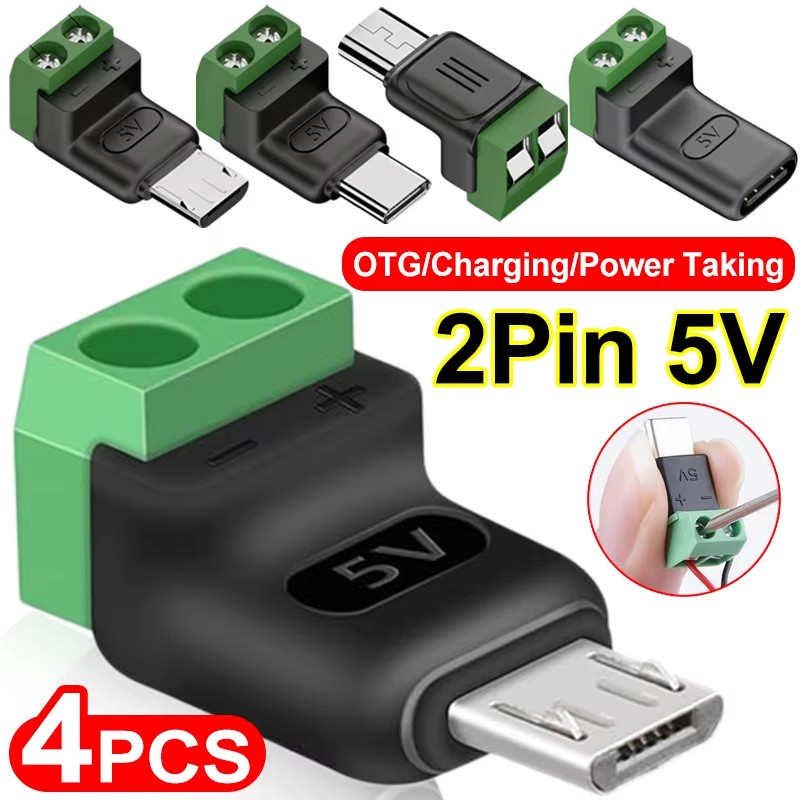 1-4 ชิ้น 5V ขั้วต่อแบบ Crimp ส - Screw Terminal Block บทวิจารณ์และราคา