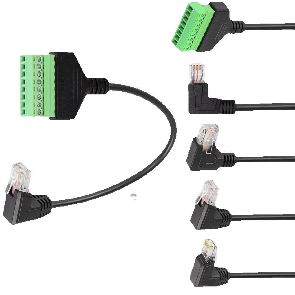 Rj45 สกรู Terminal Block 8p Et - Screw Terminal Block บทวิจารณ์และราคา