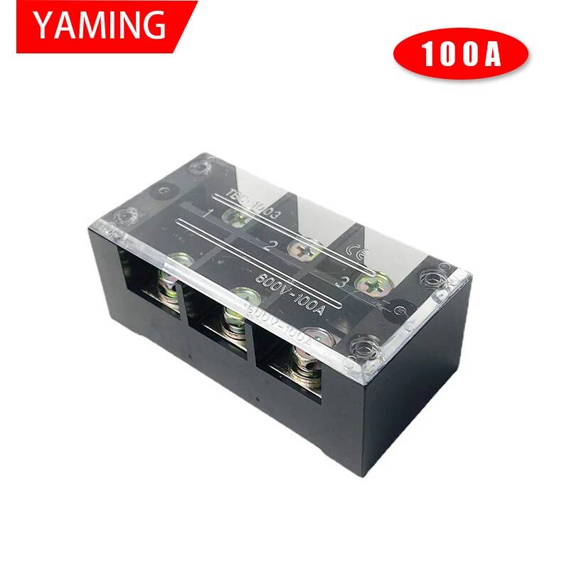 2 ชิ้น TBC-1003 100A 3P 600V 6 - Screw Terminal Block บทวิจารณ์และราคา