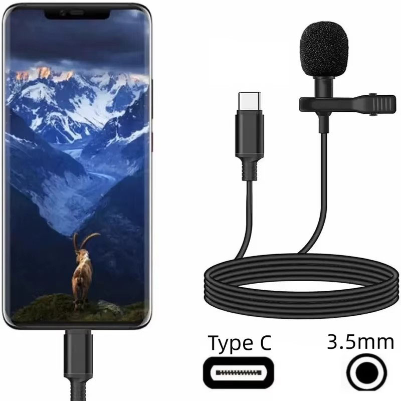 ไมโครโฟนแบบหนีบปกเสื้อขนาดเล็ก - Usb C Cable บทวิจารณ์และราคา