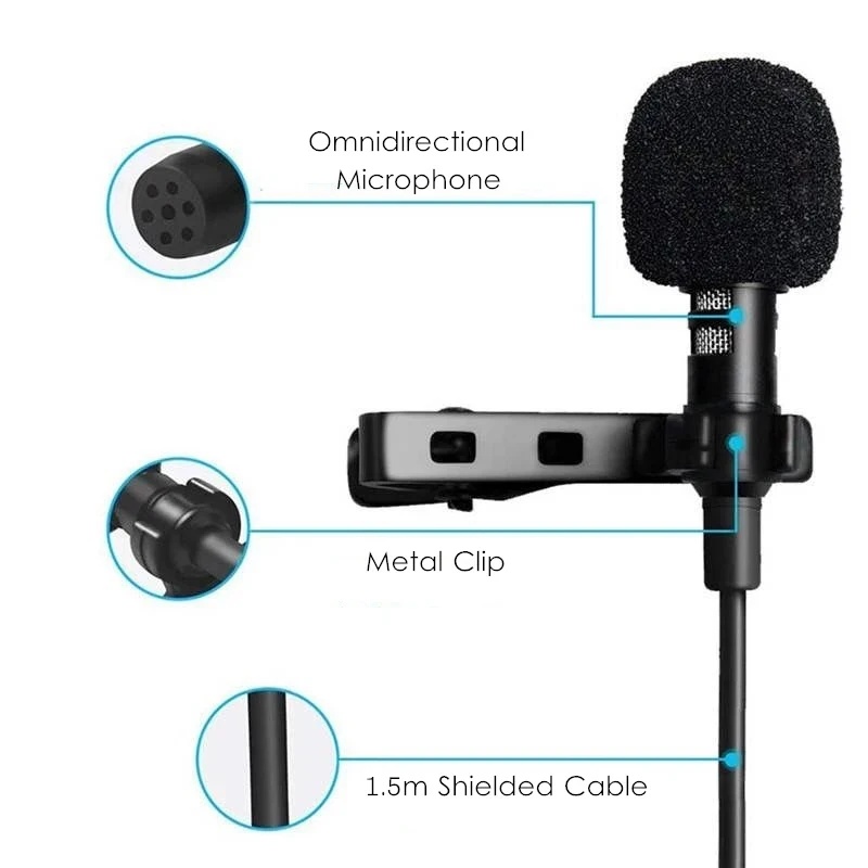 ไมโครโฟนแบบหนีบปกเสื้อขนาดเล็ก - Usb C Cable บทวิจารณ์และราคา