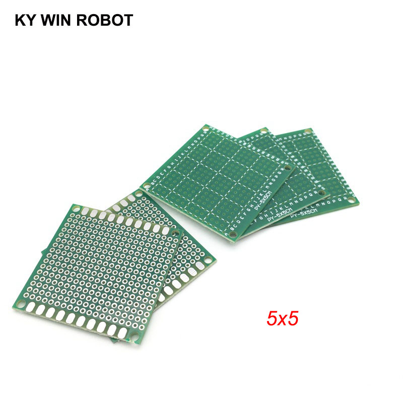 5Pcs 5X5Cm 50X50มม.PCB Univers - Pcb Prototyping Board บทวิจารณ์และราคา