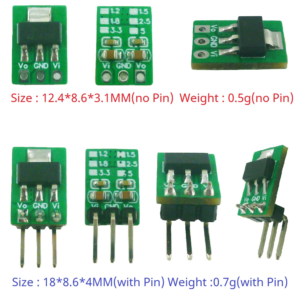 AMS1117 7805 โมดูล LDO ที่เข้า - Ams1117 Module บทวิจารณ์และราคา