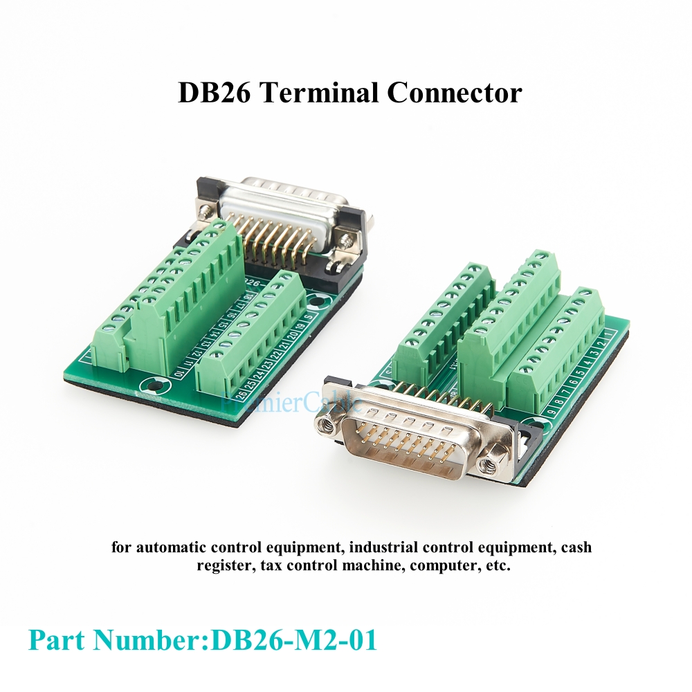 โมดูลสัญญาณ DB26 ตัวผู้ ต่อกับ - Screw Terminal Block บทวิจารณ์และราคา