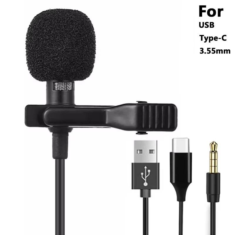 ไมโครโฟนแบบหนีบเสื้อขนาดเล็ก 3 - Usb C Cable บทวิจารณ์และราคา