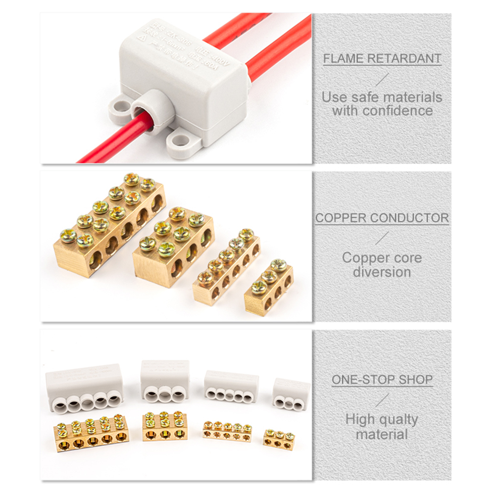 ขั้วต่อสายไฟกำลังสูง 1 ช่องเข้ - Screw Terminal Block บทวิจารณ์และราคา