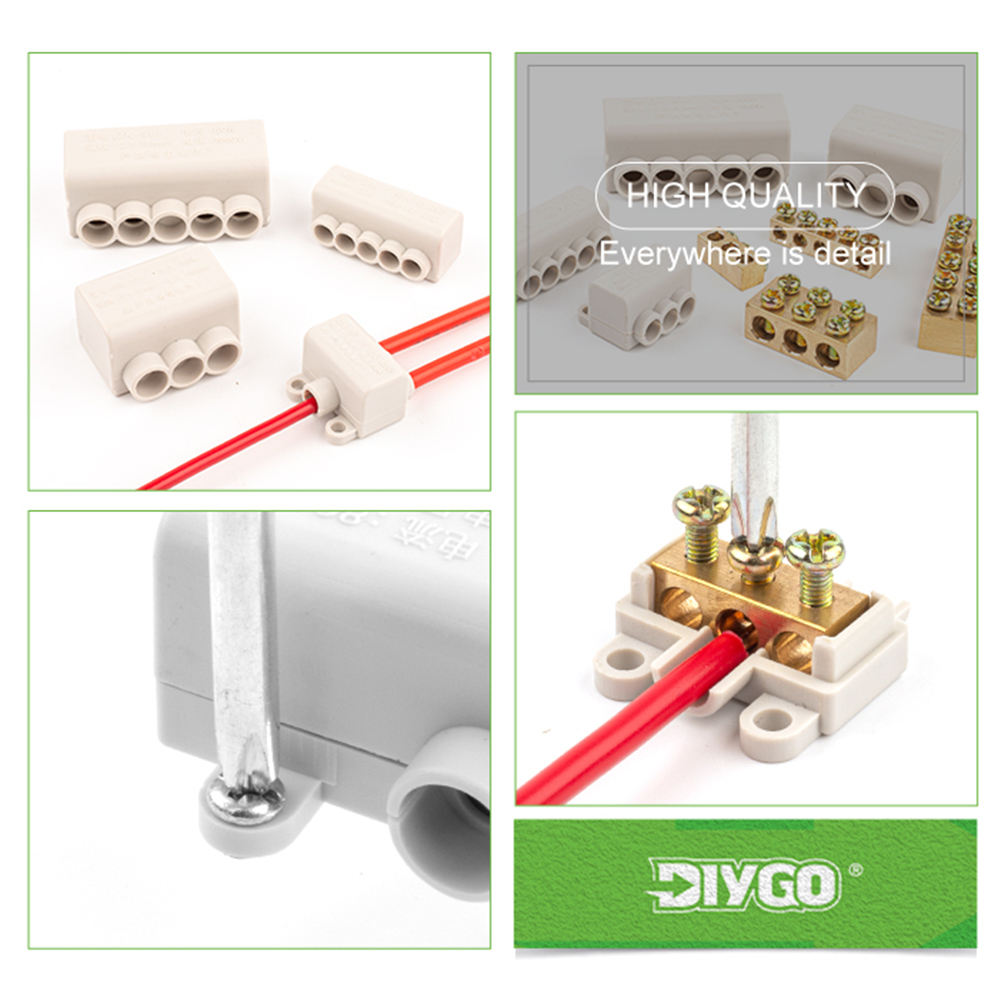 ขั้วต่อสายไฟกำลังสูง 1 ช่องเข้ - Screw Terminal Block บทวิจารณ์และราคา