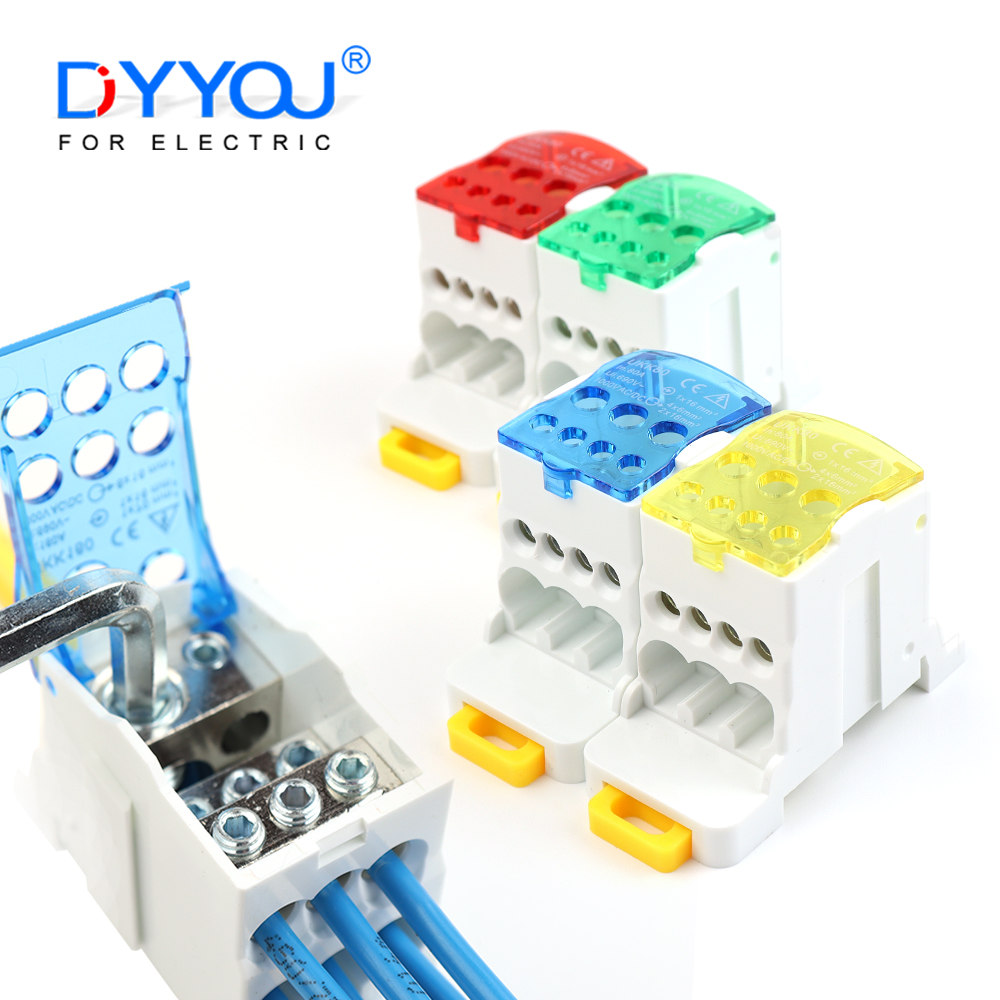 1 ใน 6 out Rail ประเภท Quick ส - Screw Terminal Block บทวิจารณ์และราคา