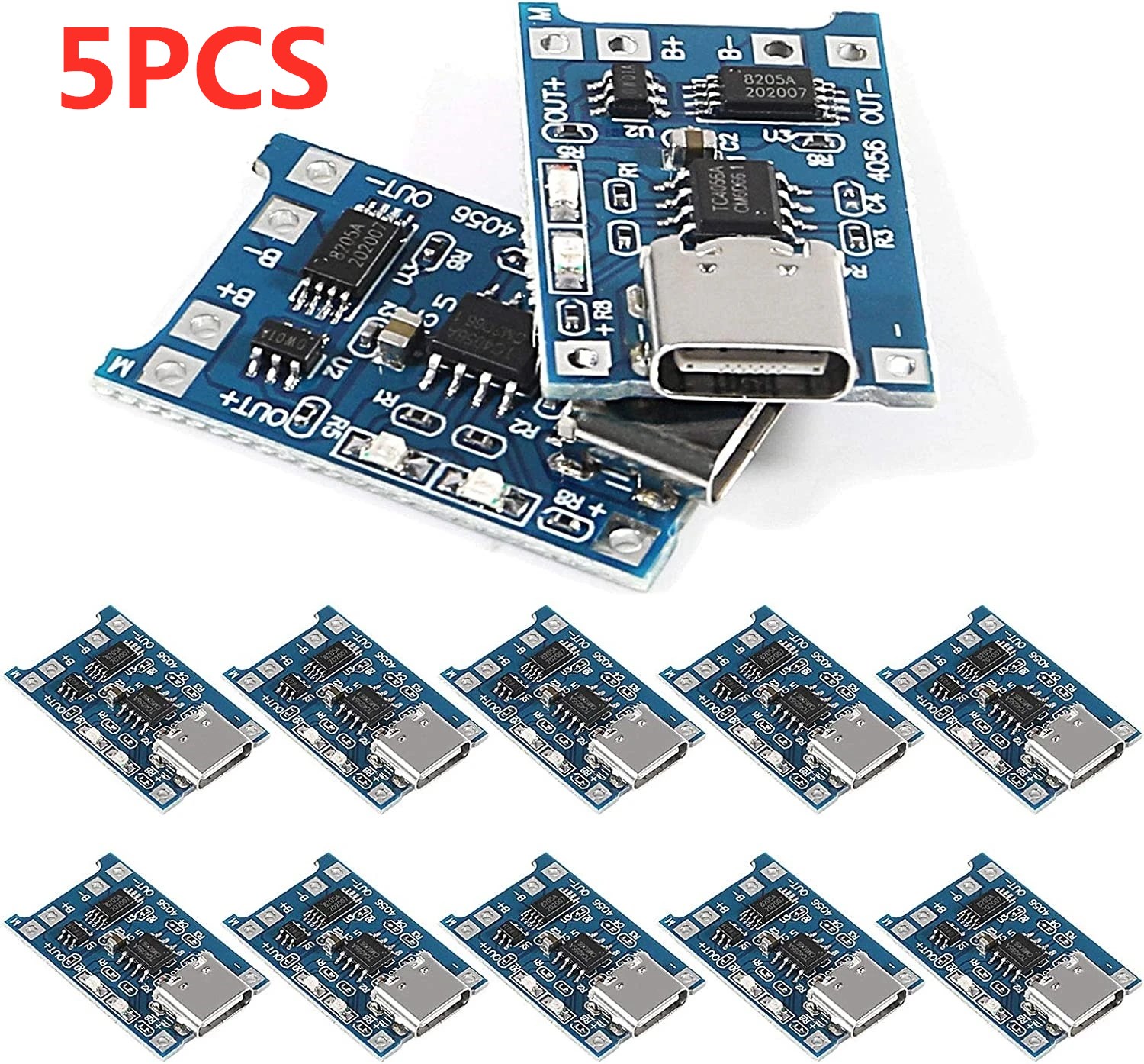 2/5PC Type-C Micro Mini 5V1A 1 - Tp4056 Module บทวิจารณ์และราคา