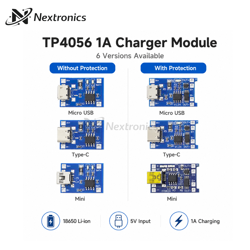 5/10PCS 18650 แบตเตอรี่ลิเธียม - Tp4056 Module บทวิจารณ์และราคา